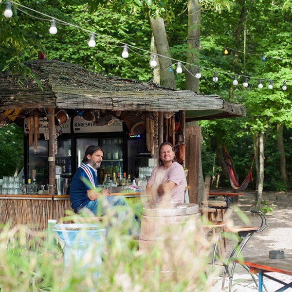 Beachbar Lambsheim - Hängematten und Sandstrand